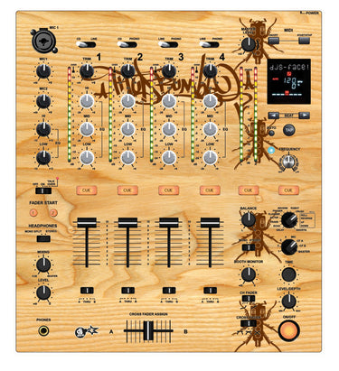 Pioneer DJ DJM 700 Skin Thudrumble Wood